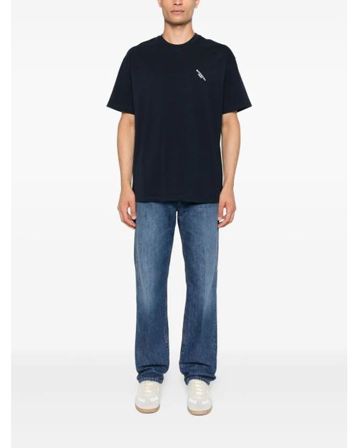 Givenchy Black Logo Print Regular Fit Cotton T-Shirt for men