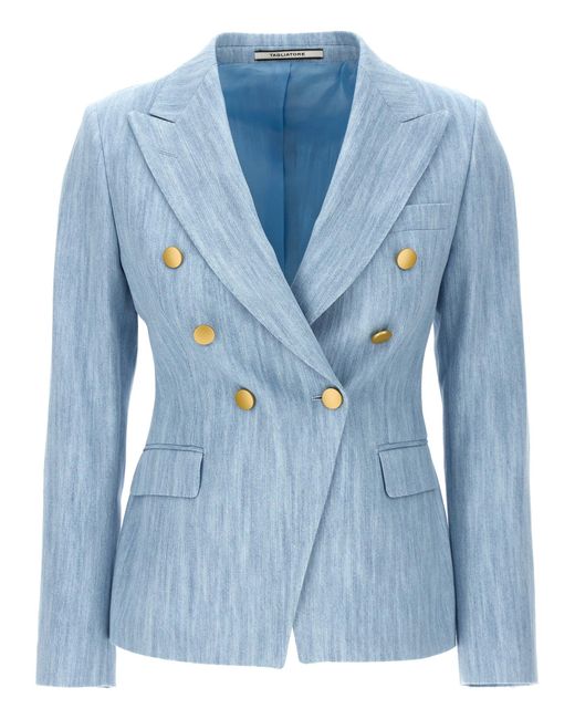 Alicya Blazer And Suits Celeste di Tagliatore in Blue
