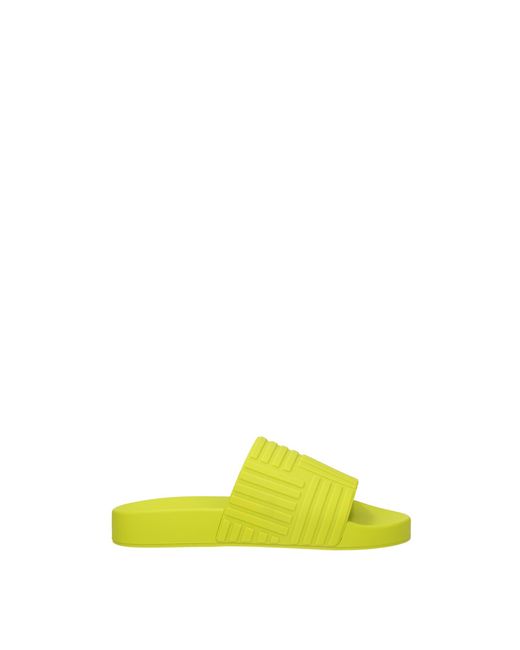 Bottega Veneta Slippers And Clogs Rubber Kiwi in Yellow | Lyst UK