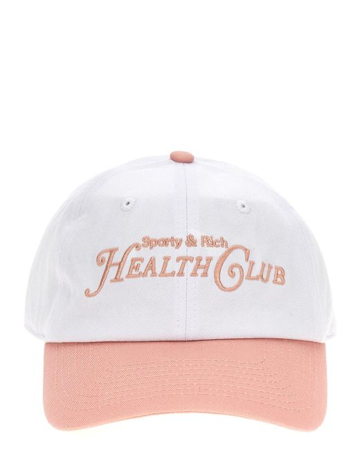 Sporty & Rich White Health Club Hats