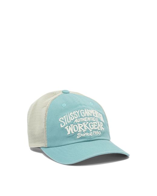 Lp Workgear Strapback Cap Cappelli Celeste-Uomo di Stussy in Blue da Uomo