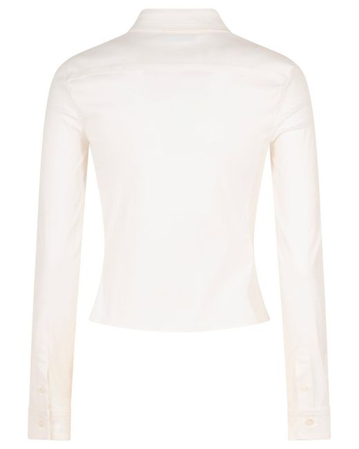 Camicia Con Rouches-Donna di Balenciaga in White