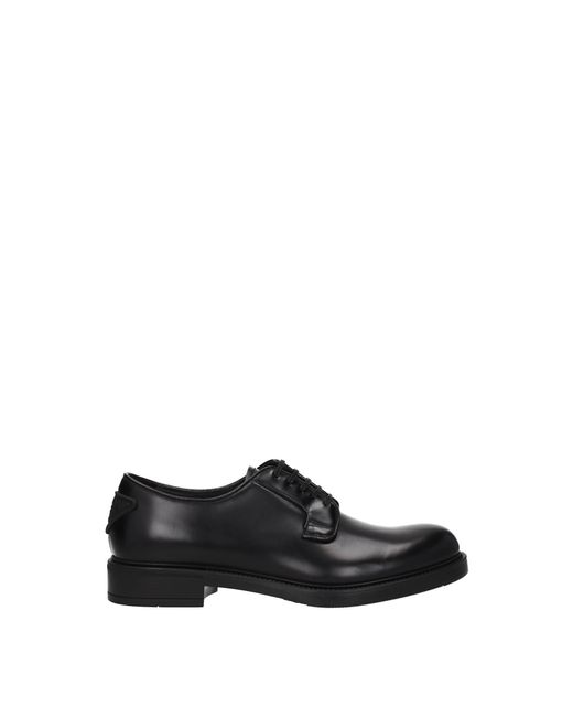 Prada Black Lace Up And Monkstrap Leather for men