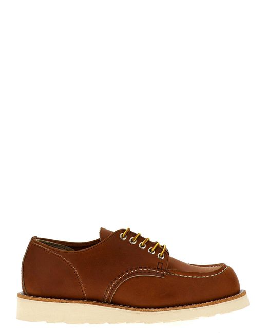 Red Wing Brown Wing Shoes 'Shop Moc Oxford' Lace Up Shoes for men