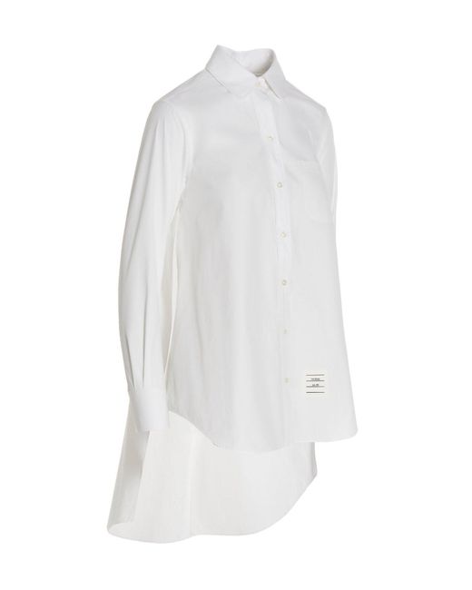 Camicia 'Open Back' di Thom Browne in White