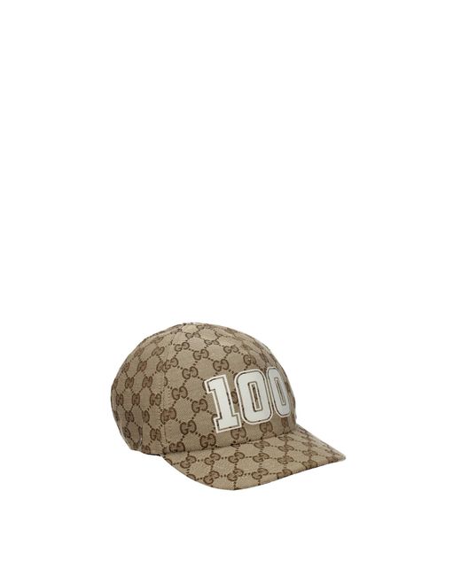 Gucci Metallic Hats Polyester for men