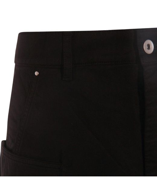 Trousers Blacks And Greys-Uomo di Rick Owens da Uomo