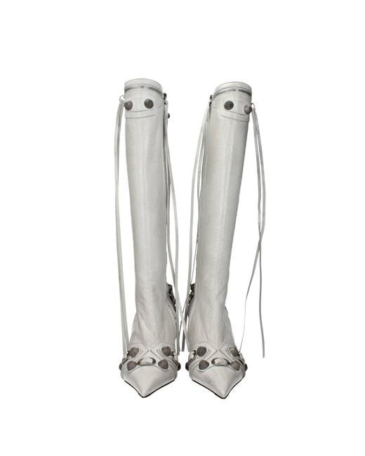 Balenciaga silver deals boots