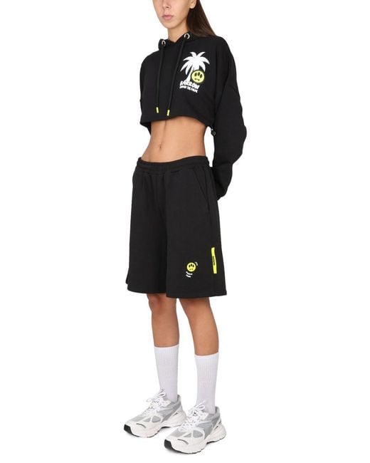 Barrow Black Bermuda Sweatshirt