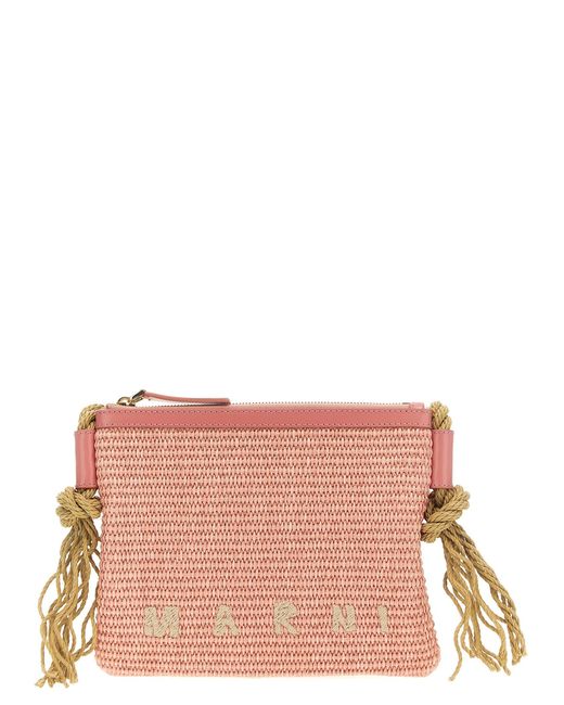 Marni Pink Marcel Summer Bag Crossbody Bags