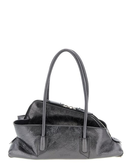 La Passeggiata Small Borse A Spalla E Tracolla Grigio-Donna di The Attico in Black