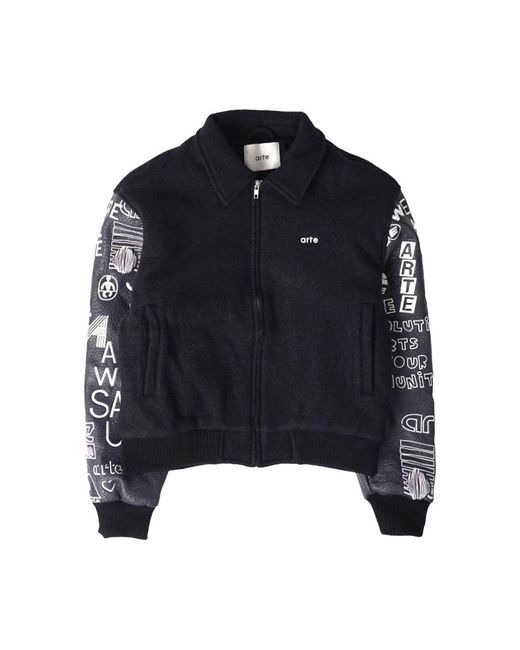 Arte' Black Outerwears for men