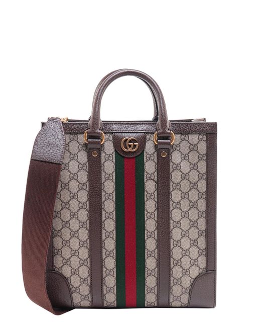 Gucci Brown Ophidia Medium Tote Bag for men