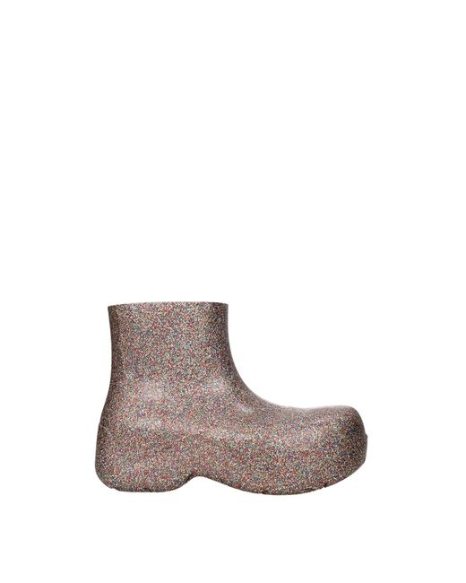 Bottega Veneta Brown Ankle Boots Rubber Multicolor