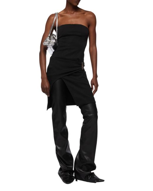 The Attico Black Midi Dress