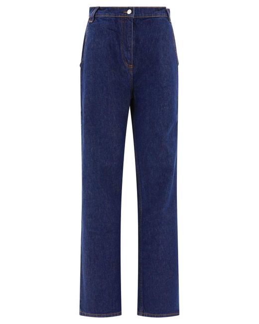 Magda Butrym Blue Classic Flare Jeans