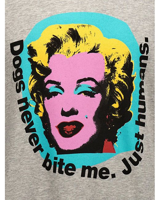 Comme des Garçons Gray 'Andy Warhol' Sweatshirt for men