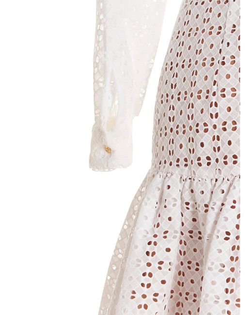 Michael Kors White St Gallen Dress