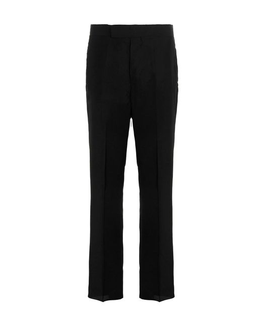 SAPIO Black 'jacquard' Pants for men