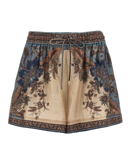Ascension Bermuda E Short-Donna di Zimmermann in Natural