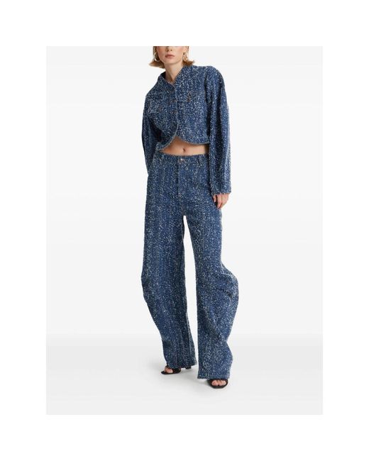 ROTATE BIRGER CHRISTENSEN Blue Outerwears