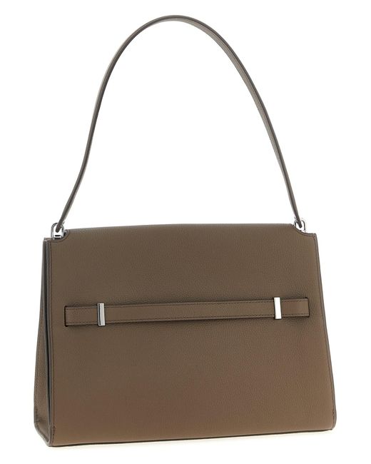 Tory Burch Brown 'Lee Radziwill' Large Shoulder Bag