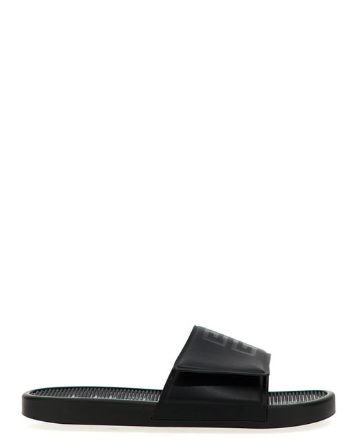 Givenchy Black 'Slide' Sandals for men