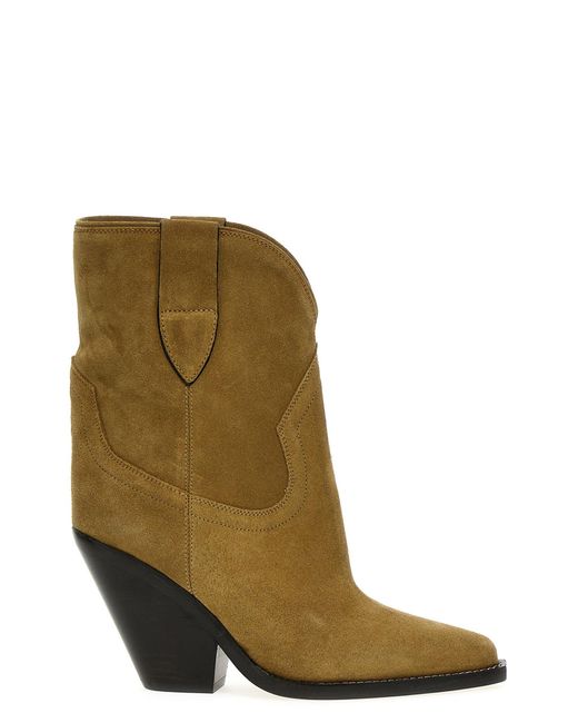 Isabel Marant Green Dahope Boots, Ankle Boots