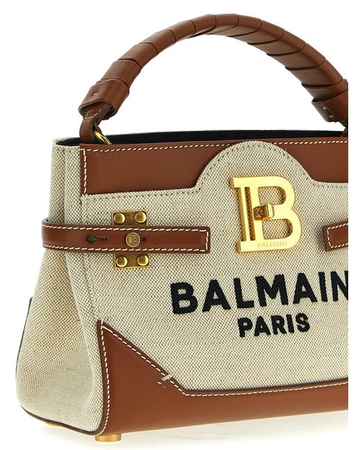Balmain Brown B-buzz 22 Hand Bags