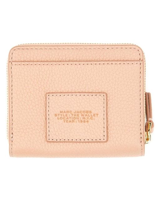 "The Compact" Mini Wallet-Donna di Marc Jacobs in Natural