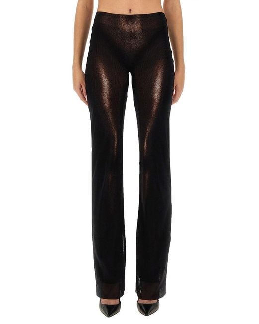 Jean Paul Gaultier Black Pants With "Body Dust" Print