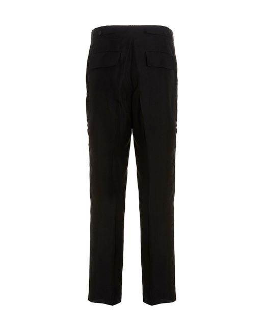 SAPIO Black 'jacquard' Pants for men