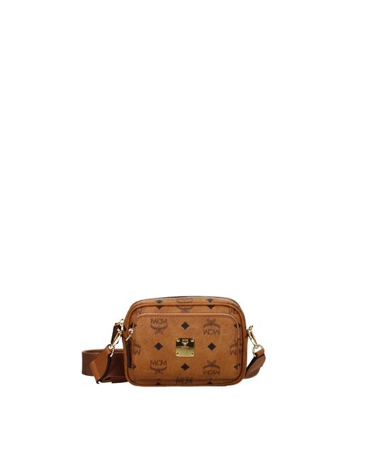 MCM Kl Visetos Crossbody Bags in Brown for Men