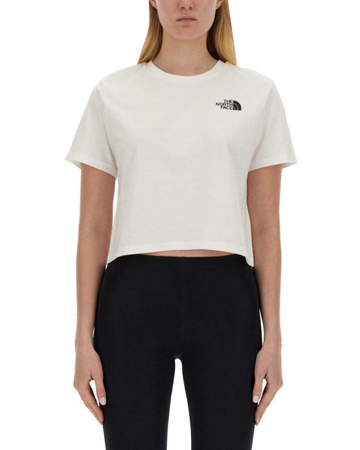 The North Face White T-Shirt With Logo