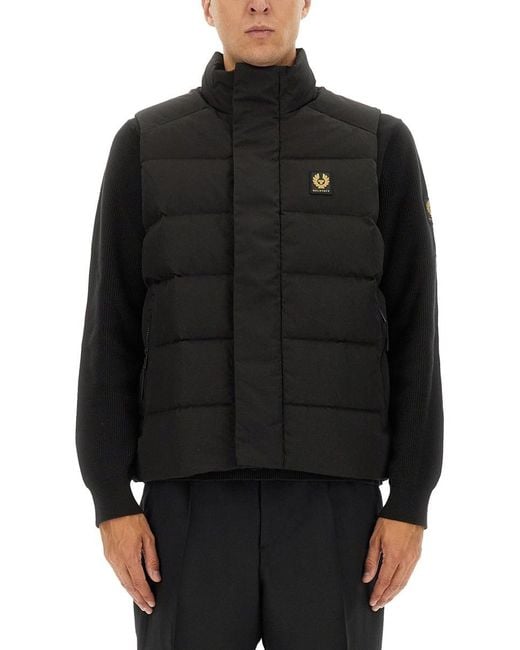 Belstaff Black Sleeveless "Apex" for men