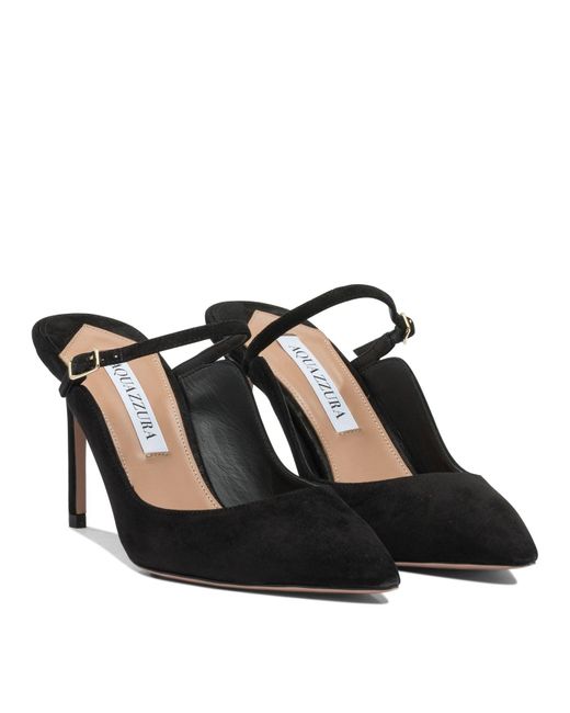 Pumps Con Cinturino Alla Caviglia di Aquazzura in Black