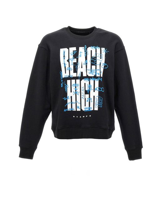 Stampd Blue 'beach High' Sweatshirt for men