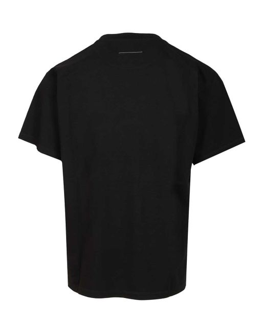 MM6 by Maison Martin Margiela Black Trompe T-Shirt for men