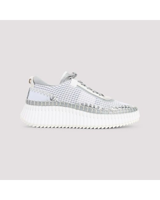 Nama Polyester Sneakers-Donna di Chloé in White