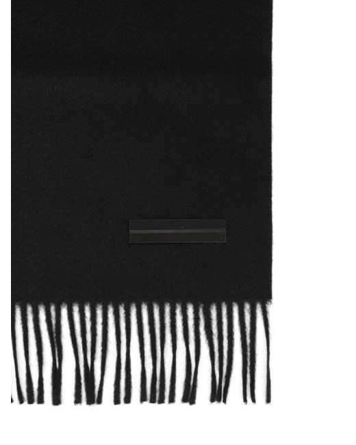 Oasi Cashmere Scarf Scarves And Foulards Nero-Uomo di Zegna in Black da Uomo