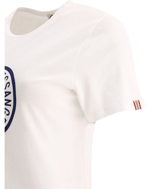Ines De La Fressange Paris White T Shirt With Logo
