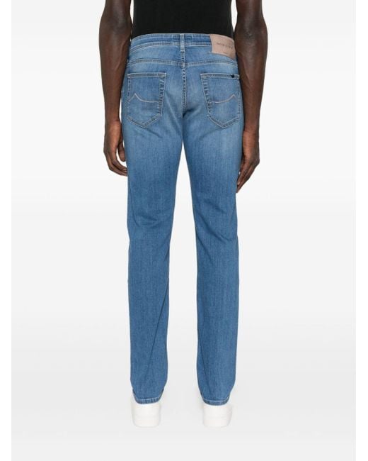Jacob Cohen Blue Super Slim Fit Denim Jeans for men