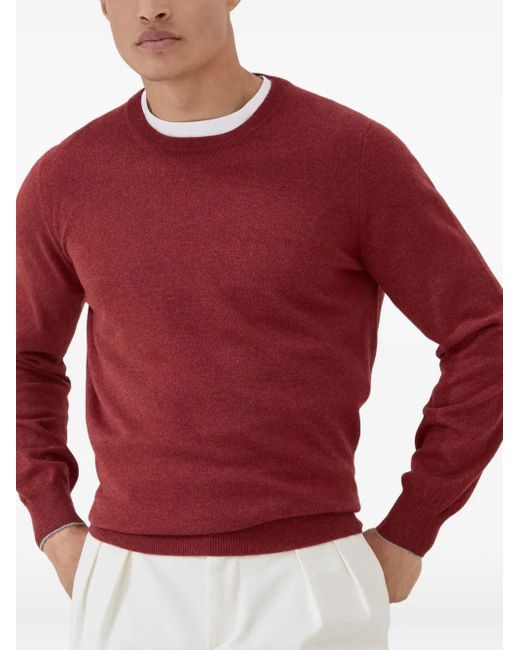 Brunello Cucinelli Red Sweaters for men