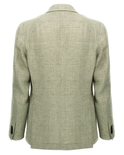 Montecarlo Blazer Verde-Uomo di Tagliatore in Green da Uomo