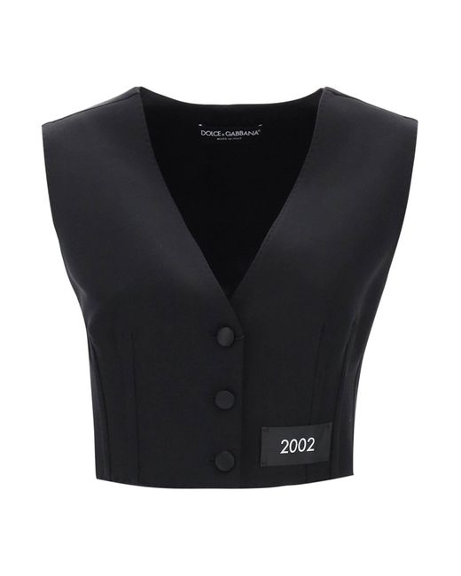 Dolce & Gabbana Black Re Edition Tailoring Waistcoat
