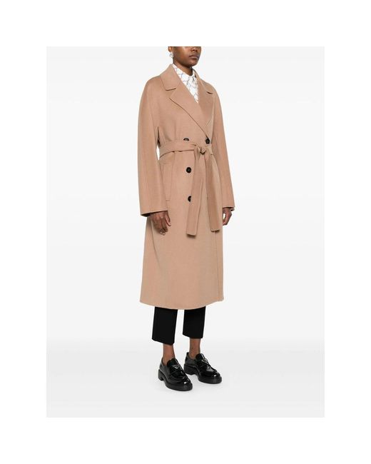 Max Mara Natural Wool Coats