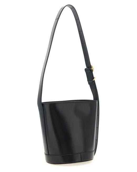 Jil Sander Cannolo Shoulder Bags Black
