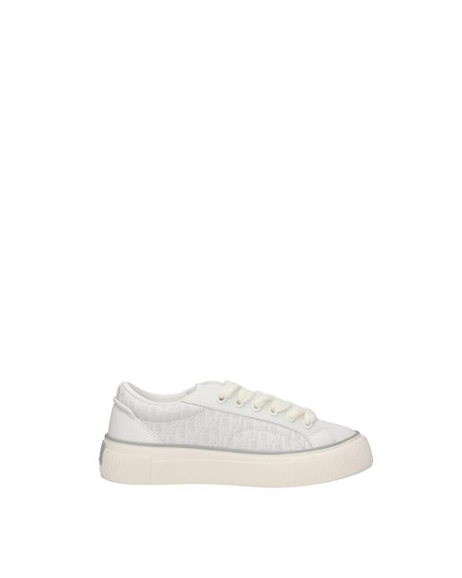 Dior White Sneakers Fabric Grey for men