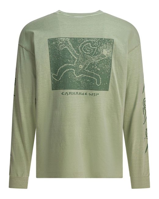 S Terrestrial T-Shirts Verde-Uomo di Carhartt in Green da Uomo