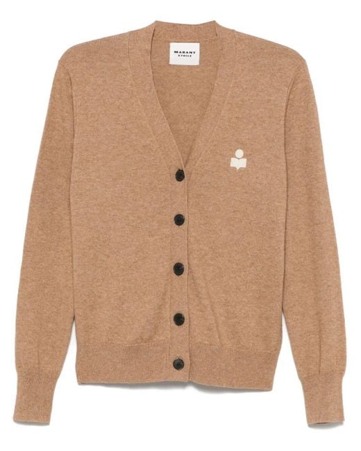 Isabel Marant Natural Karina Cardigan